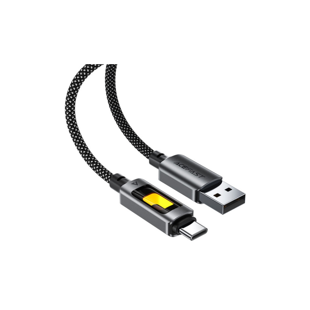 Дата кабель USB 2.0 AM to USB-C 1.2m 60W black Acefast (6974316284673) - зображення 3