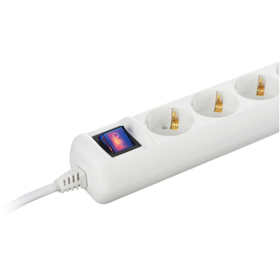 Мережевий фільтр живлення 2E 5xSchuko, 3м (2E-U05ESM3) - зображення 4