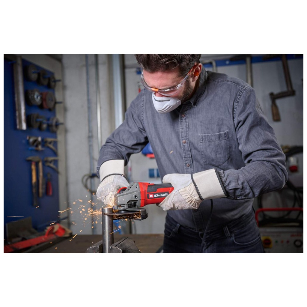 Шліфувальна машина Einhell TE-AG 125/1010 125мм, 12000об/хв (4430985) - зображення 7