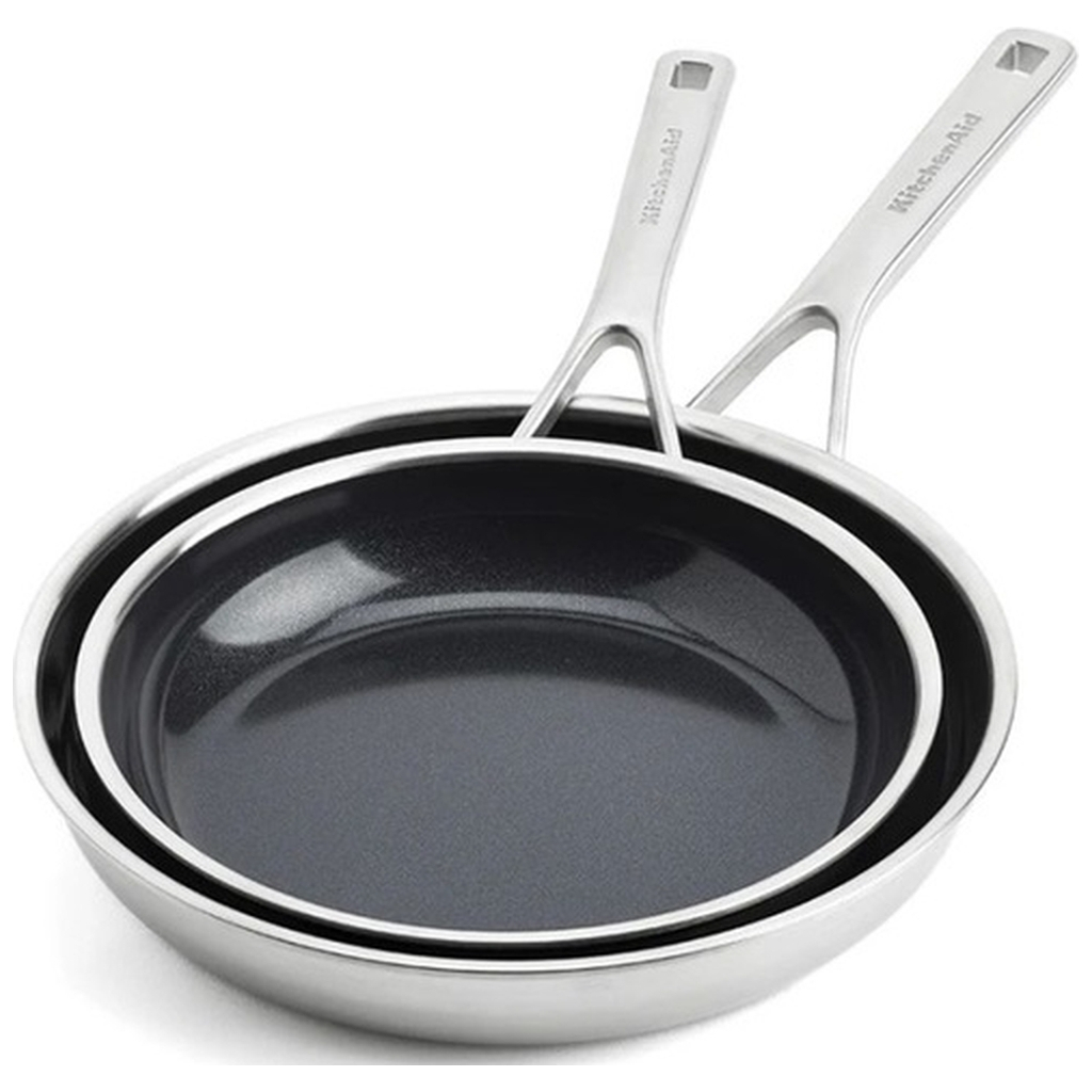 Набір сковорідок KitchenAid MSS, 24+28 см, з керамічним покриттям (CC006066-001) - зображення 1