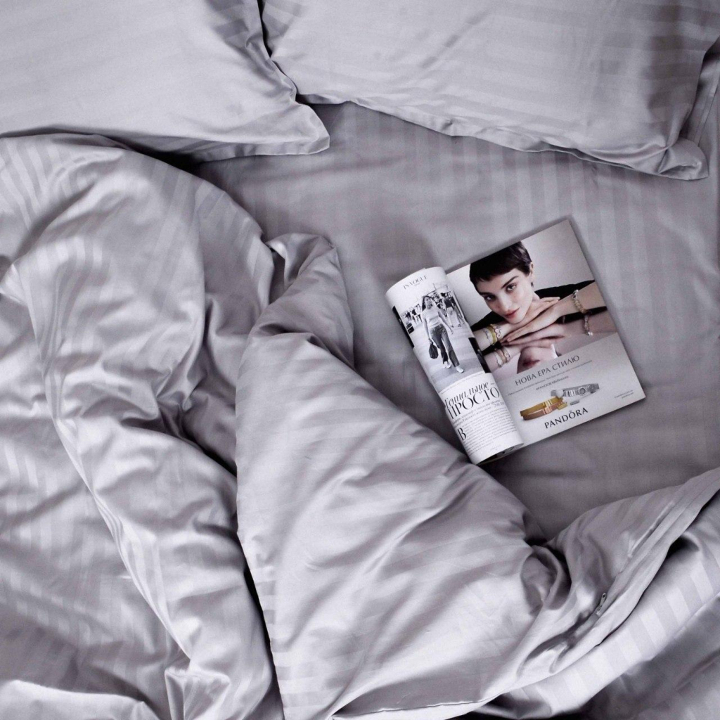 Постільна білизна Tiare 80 Сатин Страйп Кольоровий полуторний (80_Stripe_pl) - зображення 3