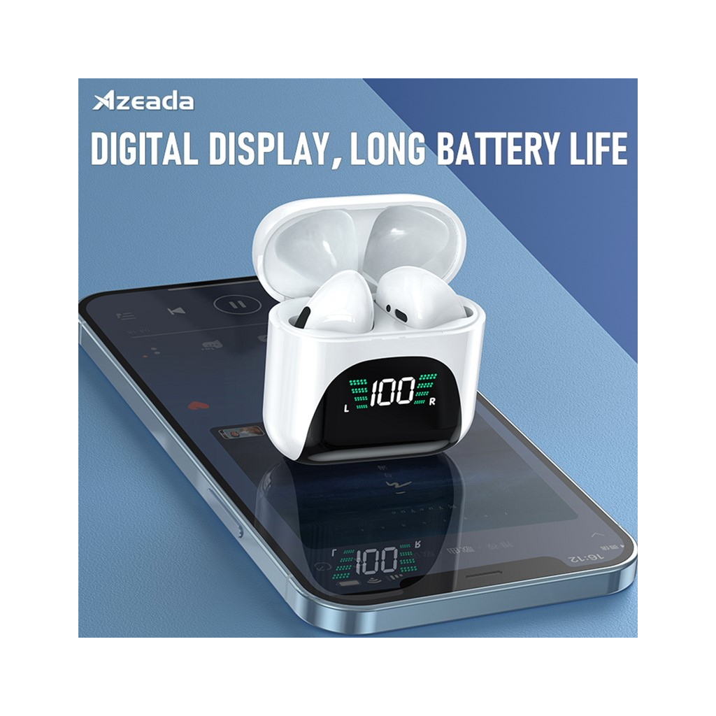 Навушники Proda Azeada Lingcon 4th Mini TWS BT-112 White (PRD-BT112WT) - зображення 5