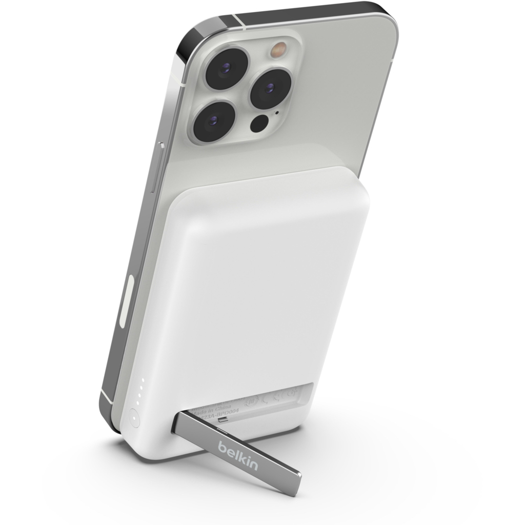 Батарея універсальна Belkin 5000mAh MagSafe Wireless White (BPD004BTWT) - зображення 6