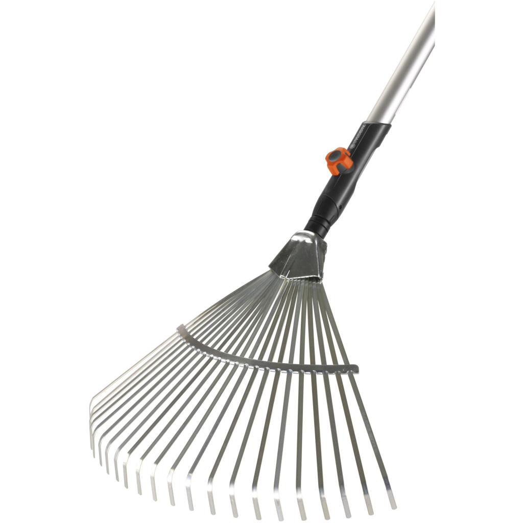 Граблі Gardena Combisystem віялові 50 см (арт.3022) + ручка FSC дерев'яна, 130 см (03022-20.000.00) - изображение 1