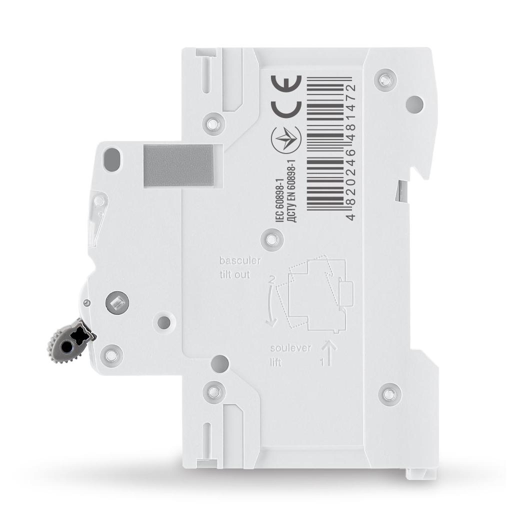 Автоматичний вимикач Videx RS6 RESIST 2п 16А 6кА С (VF-RS6-AV2C16) - зображення 3