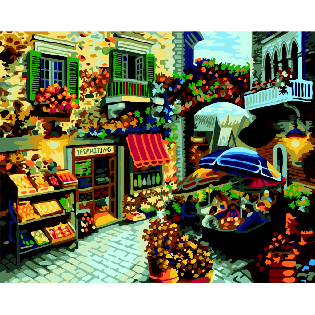 Картина по номерам ZiBi Фруктові ятки 40*50 см ART Line (ZB.64192) - зображення 1