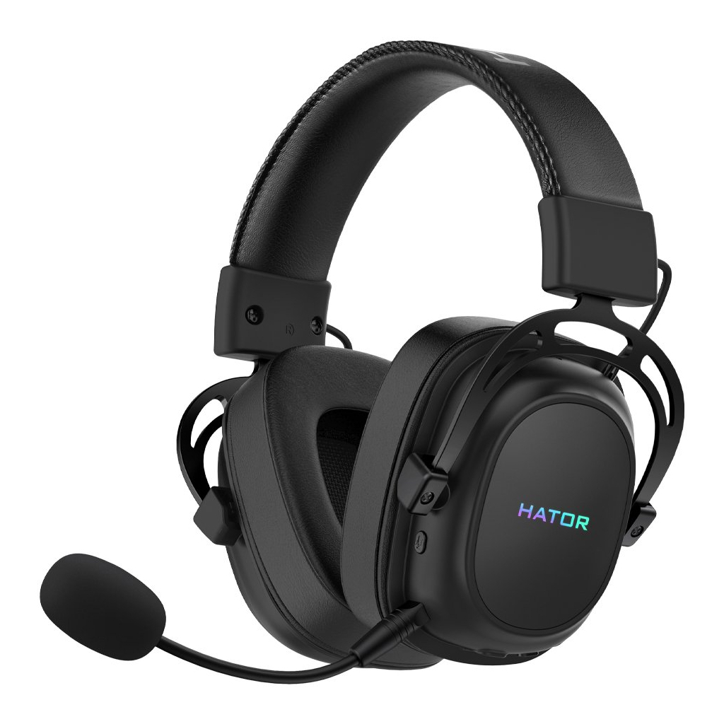 Навушники Hator Hypergang Wireless Tri-mode Black (HTA-850) - зображення 1