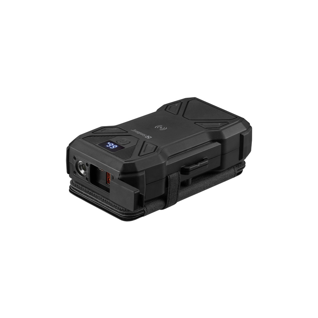 Батарея універсальна Sandberg 27000mAh Solar 5-Panel 8W, PD/20W, IP54, Flashlight, wireless charging 15W (421-06) - зображення 4