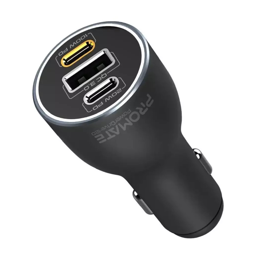 Зарядний пристрій Promate powerdrive-120.black - зображення 1