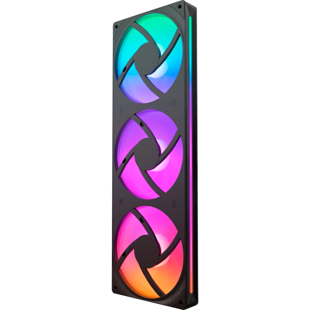 Кулер до корпусу NZXT F360 RGB Core Fan (Single Frame) - Black (RF-U36HF-B1) - зображення 2