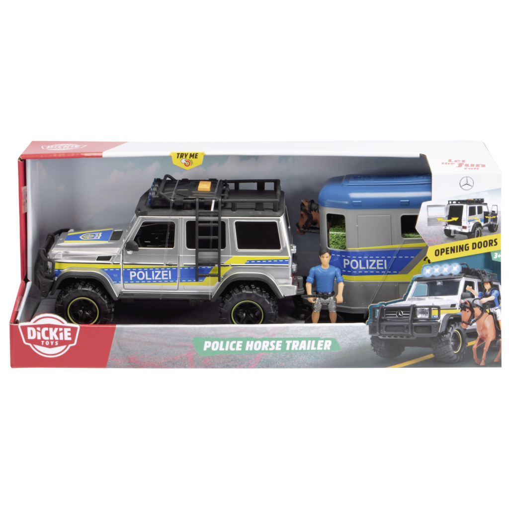 Спецтехніка Dickie Toys набір Поліція Перевезення коней (3717007) - зображення 2