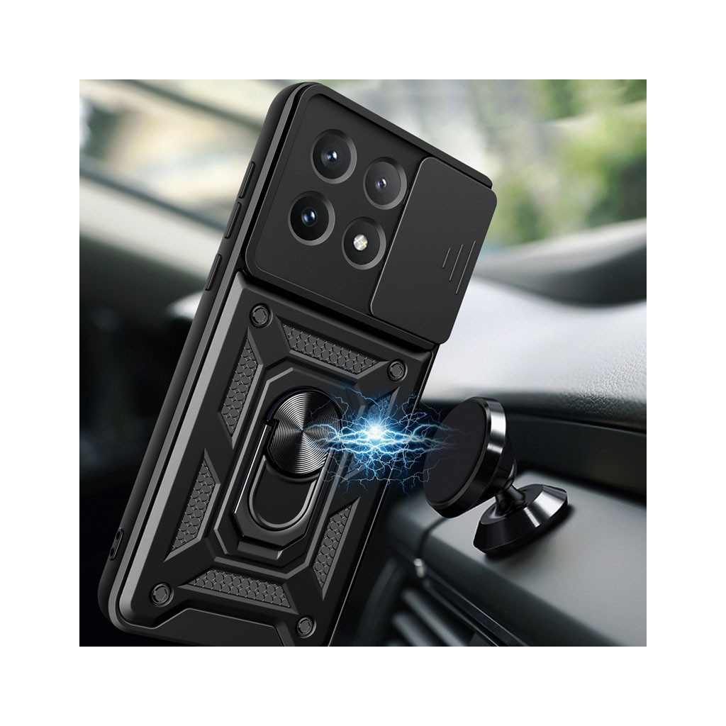 Чохол до мобільного телефона BeCover Military Poco X6 Pro Black (711157) - зображення 4