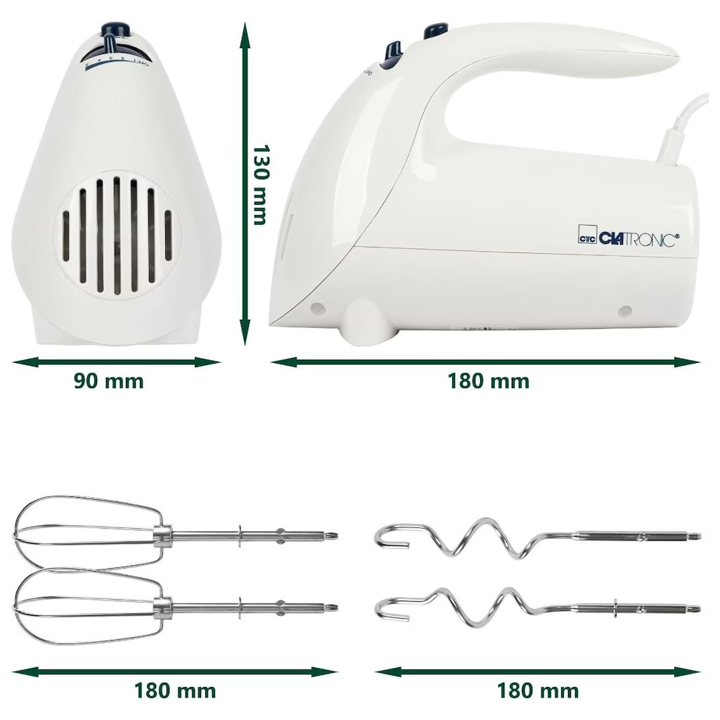Міксер Clatronic HM 3014 White (HM3014 White) - зображення 5