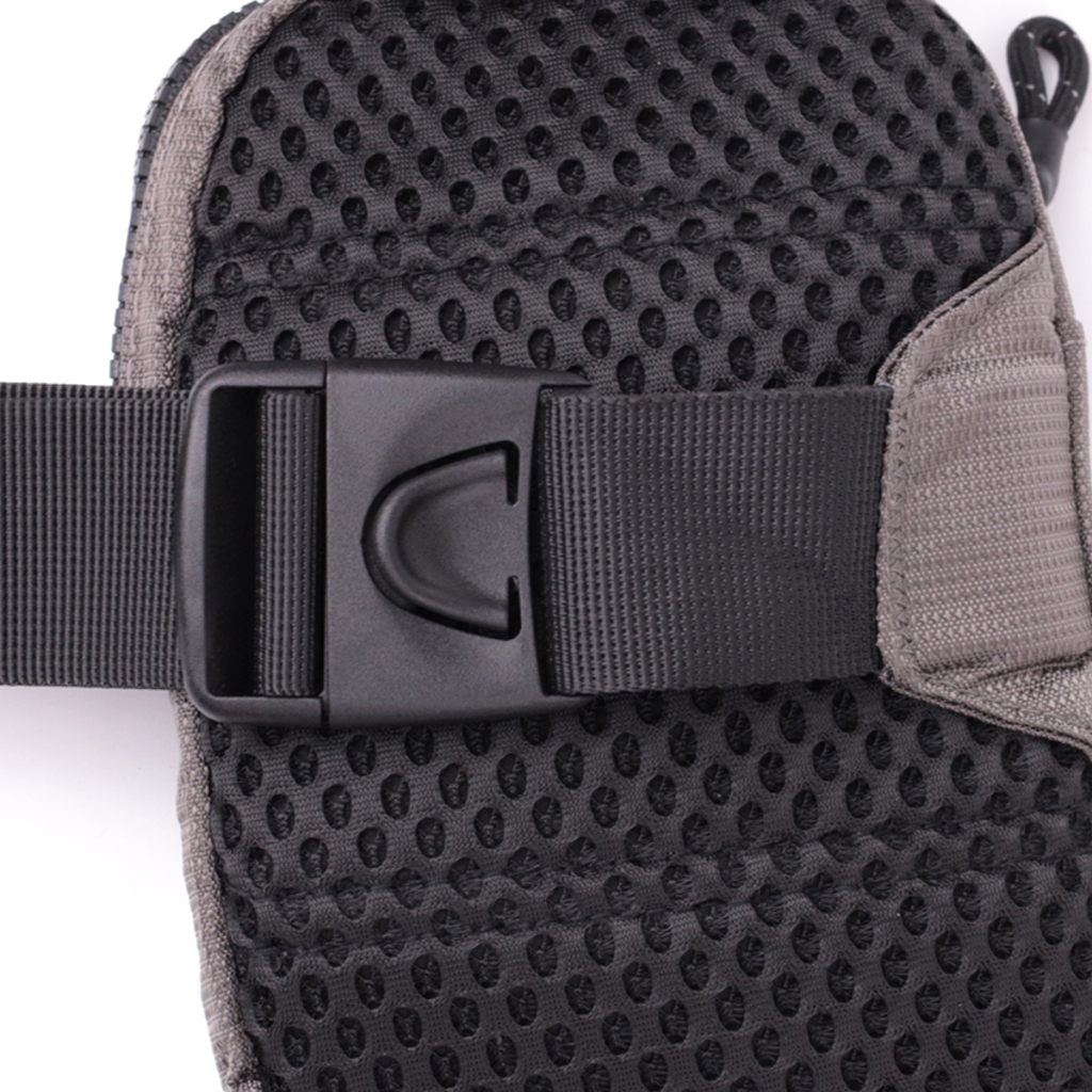 Сумка Vintage Слінг з текстилю Сіра (22869) - зображення 5