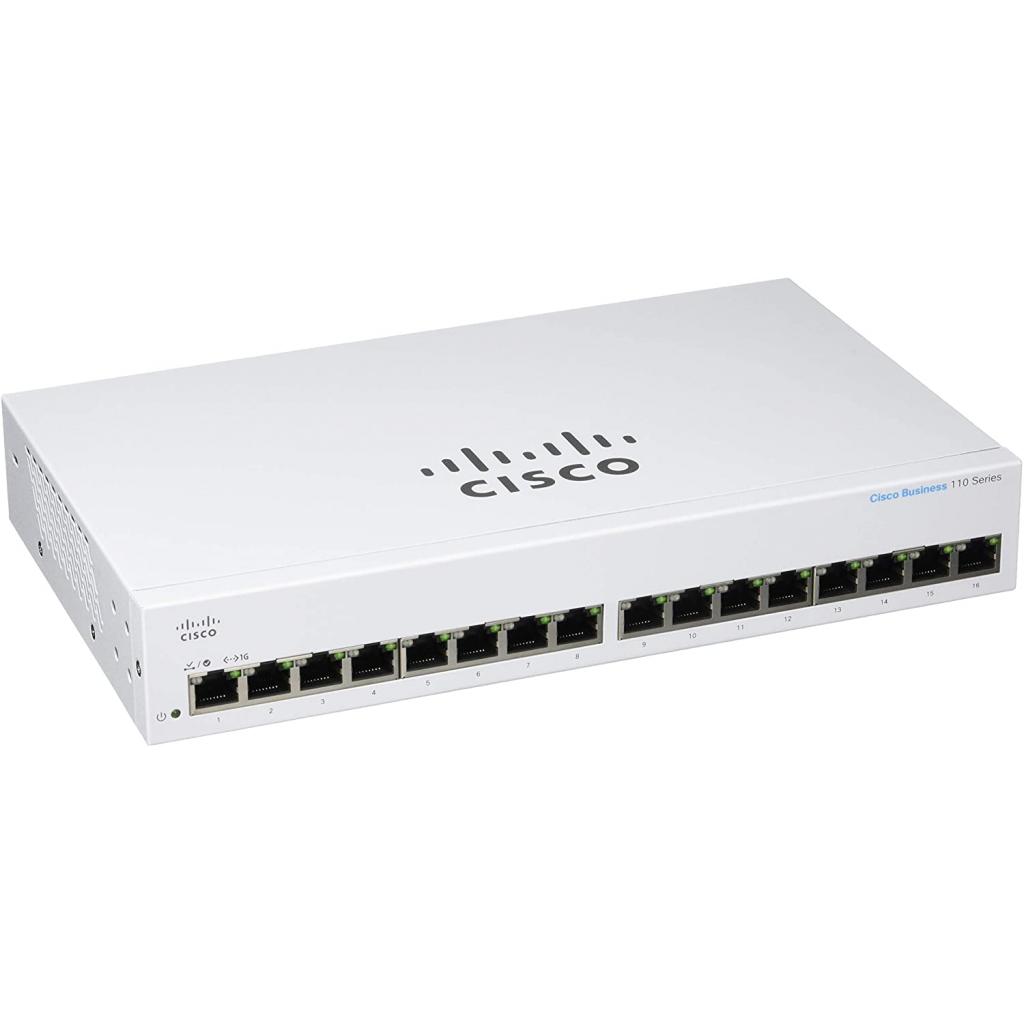 Комутатор мережевий Cisco CBS110-16T-EU - зображення 1