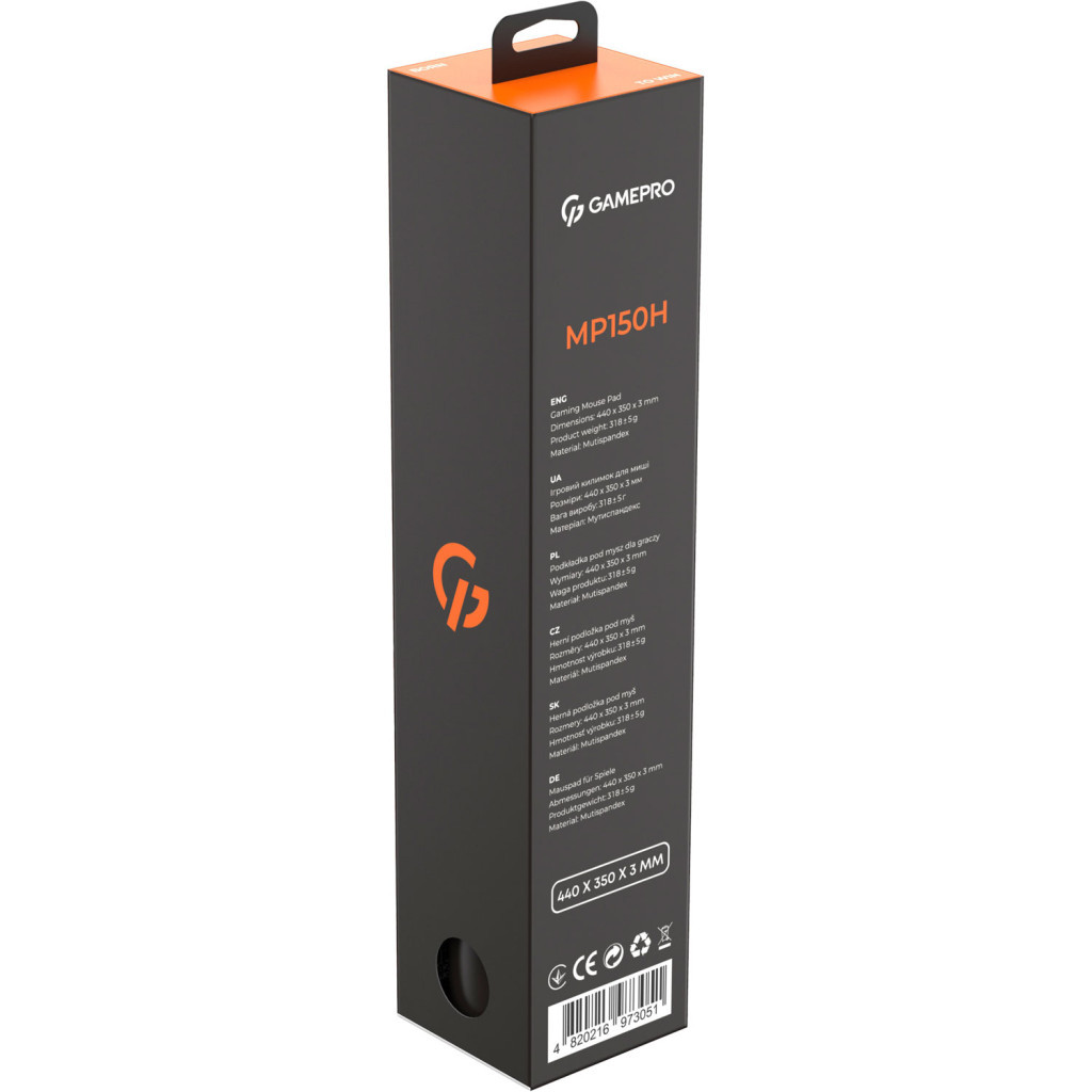 Килимок для мишки GamePro MP150H Black (MP150H) - зображення 7