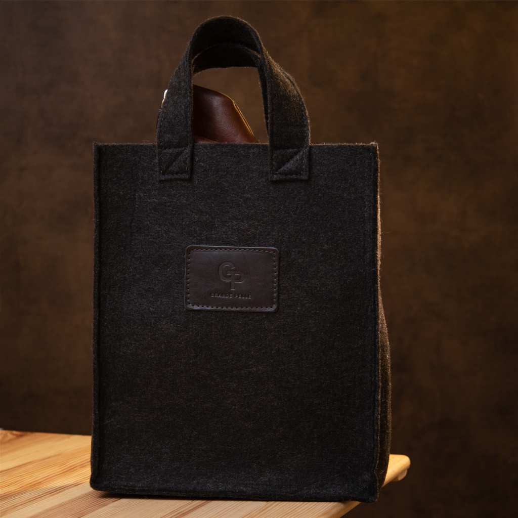 Сумка Grande Pelle Шкіряна через плече Коричнева (11358) - зображення 10