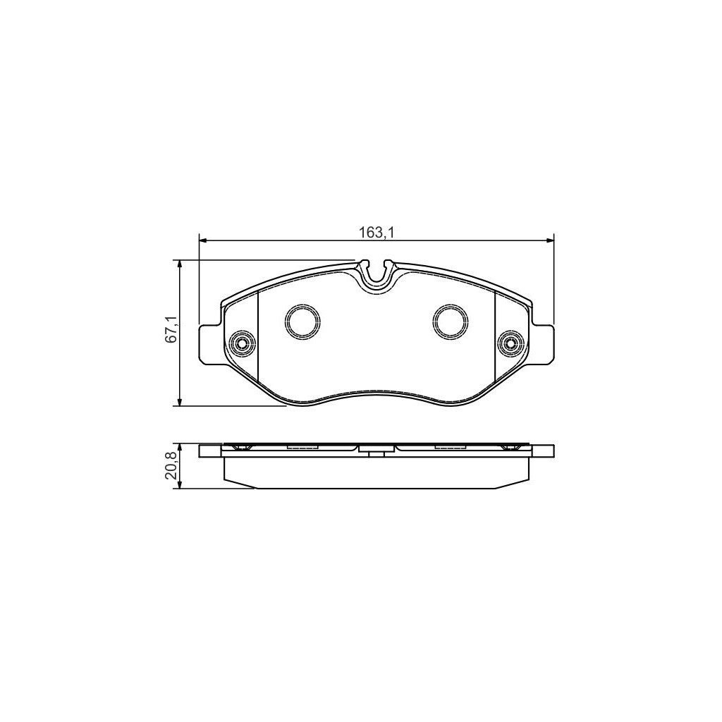 Гальмівні колодки Bosch 0 986 495 098 - зображення 5
