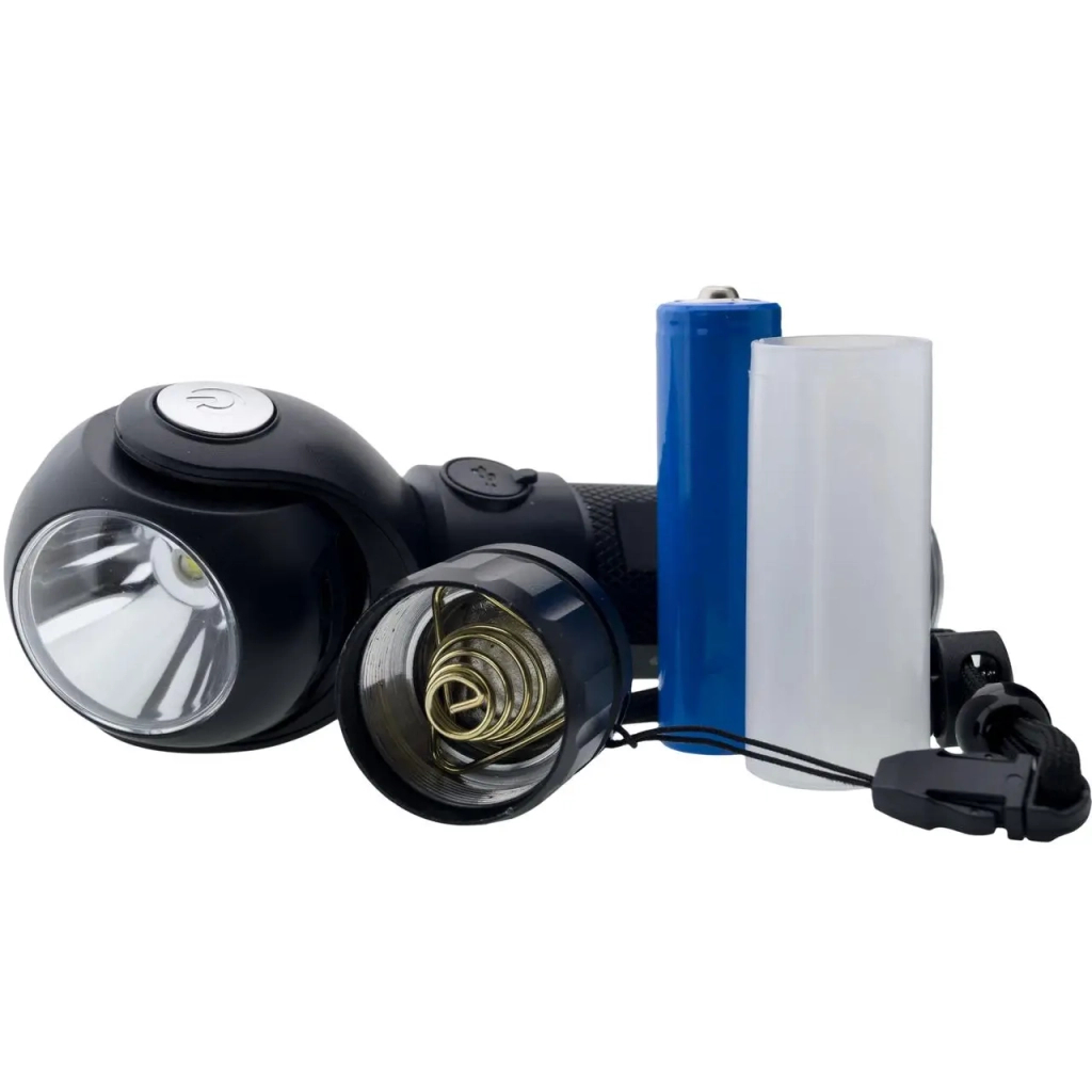 Ліхтар Quantum worklight QM-FL2020 Transformer 5W LED+COB з USB+ Li-ion18650/2000mAh (QM-FL2020-18650/2000) - зображення 7