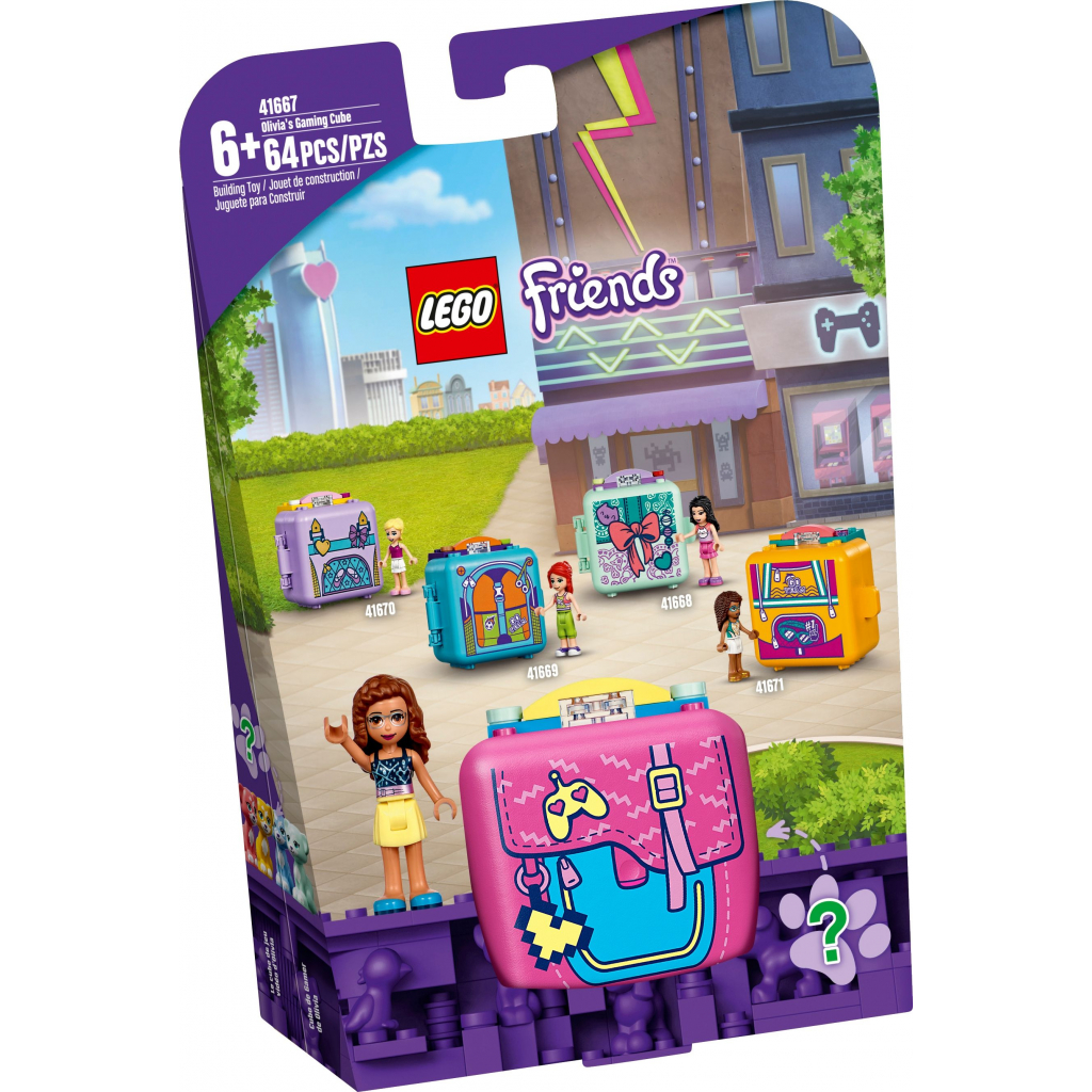 Конструктор LEGO Friends Геймінговий куб Олівії 64 деталі (41667) (396651) - зображення 1
