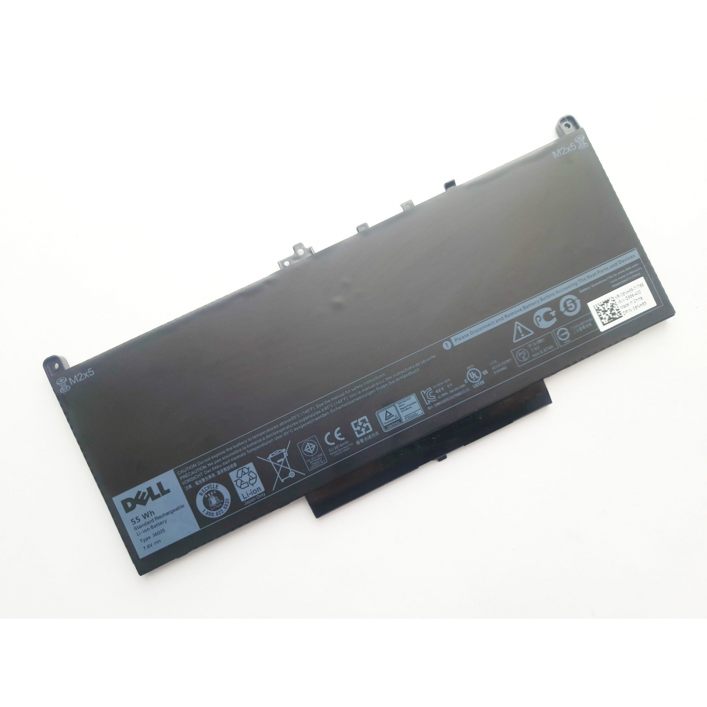 Акумулятор до ноутбука Dell Latitude E7470 J60J5, 55Wh (6874mAh), 4cell, 7.6V, Li-ion (A47690) - зображення 2