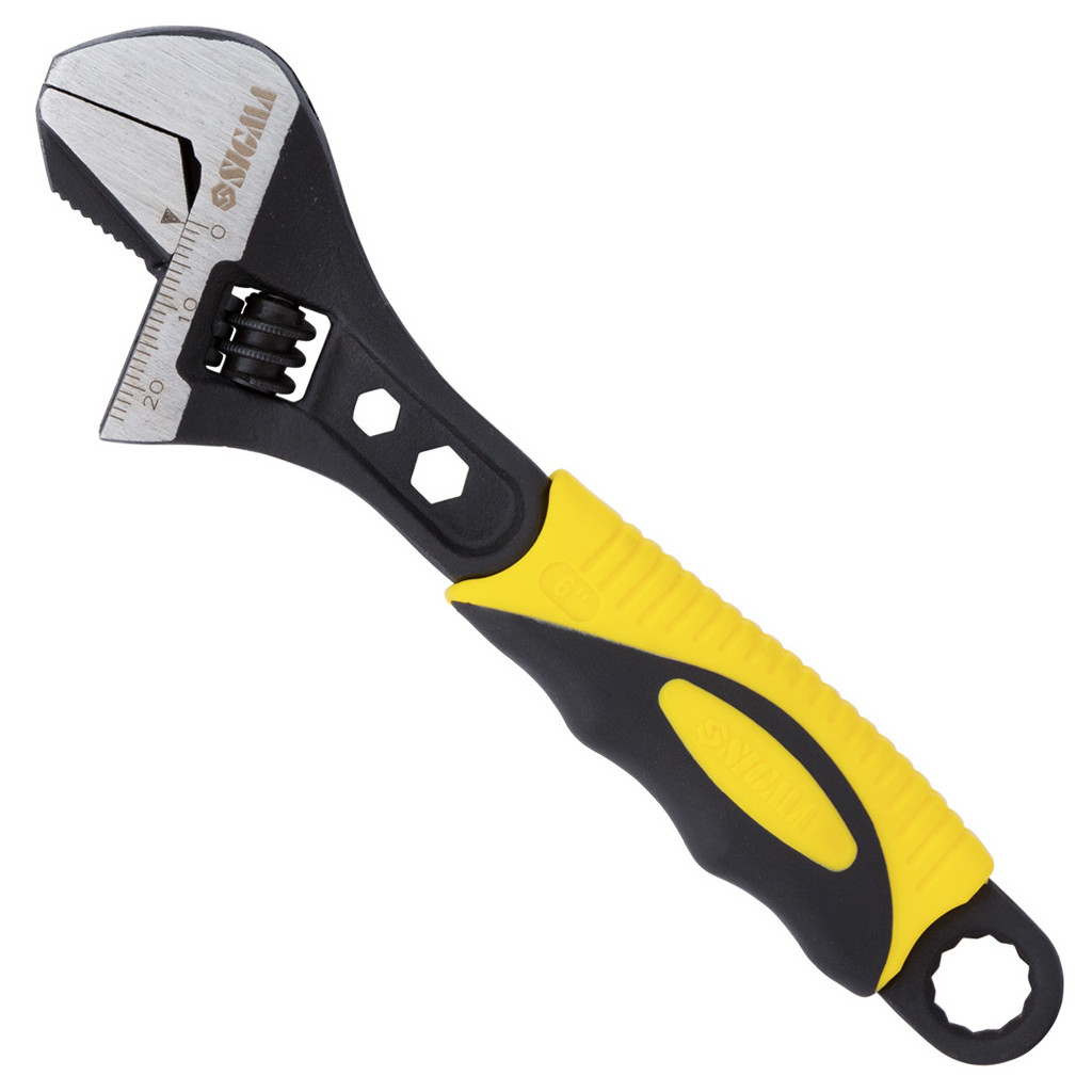 Ключ Sigma розвідний з переставною губкою 150мм, 0-24мм CrV (TPR) (4100911) - зображення 3