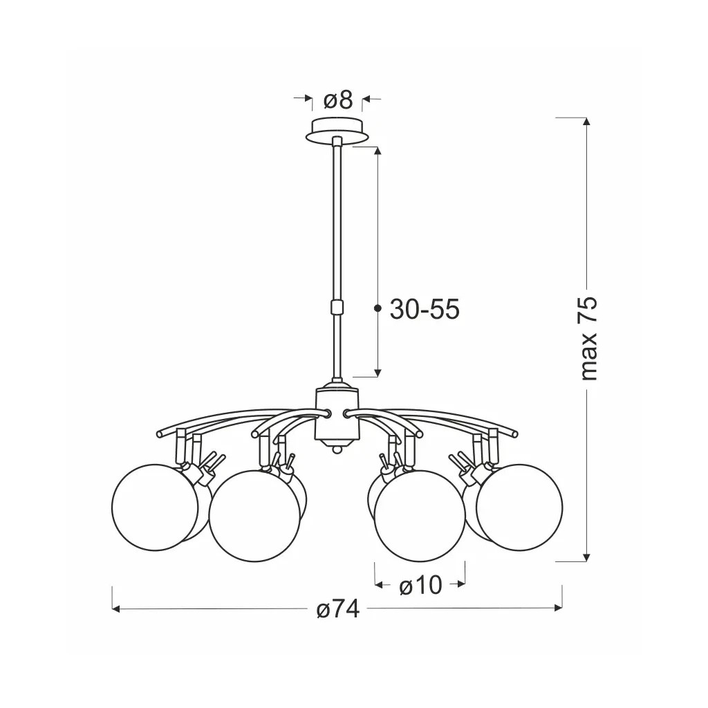Люстра Candellux Lentini (38-16393) - изображение 3