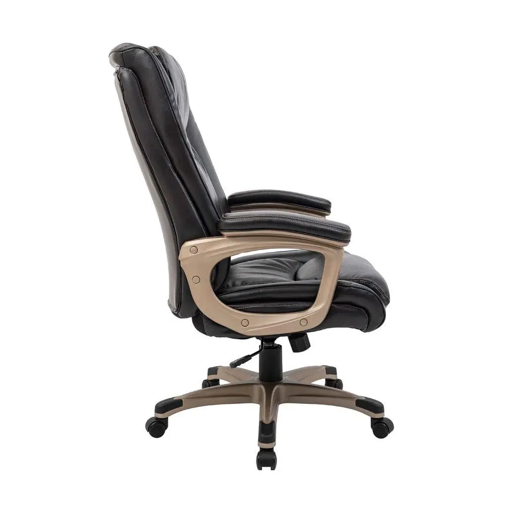 Офісне крісло Richman Магнат Пластик Річ M-2 (Anyfix) Шкіра Спліт Темно-коричнева (R00000043611) - зображення 4