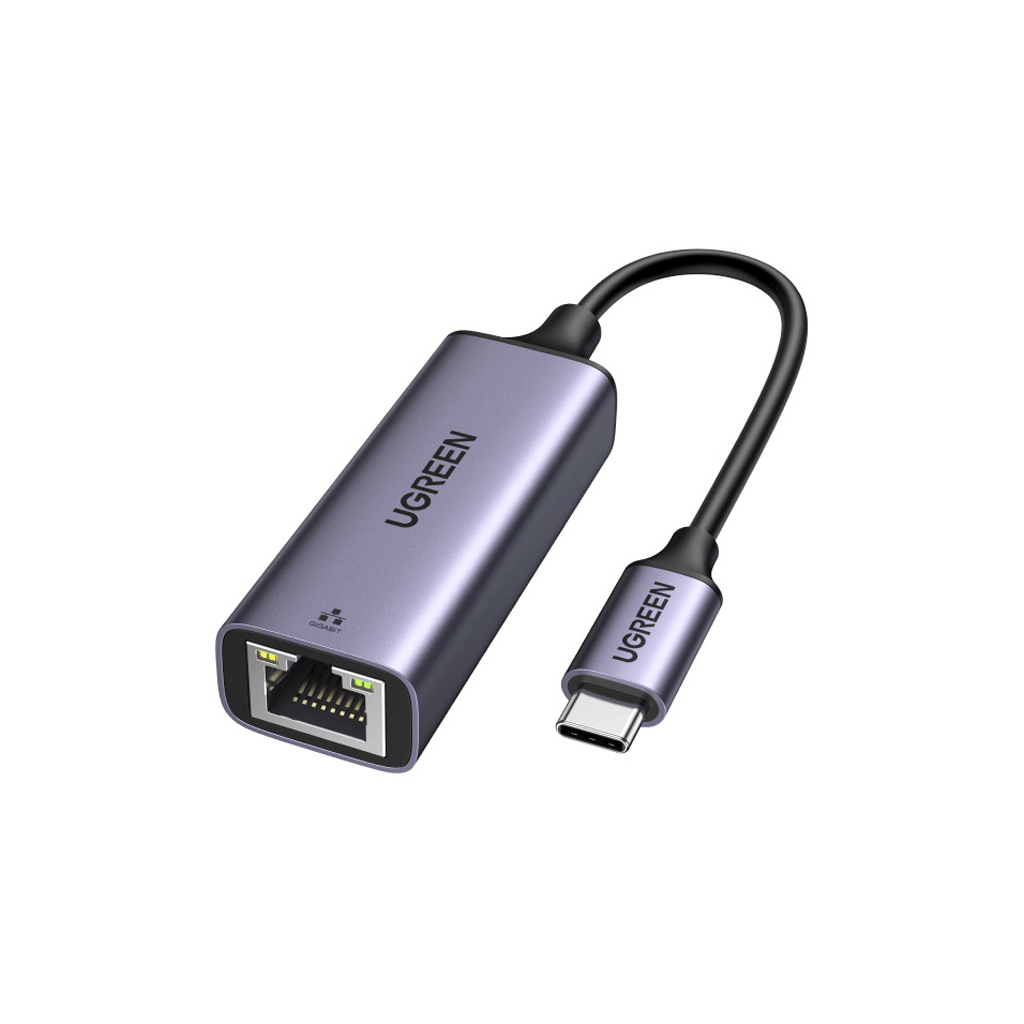 Перехідник USB-C to RJ45 Ethernet 1000Mbps CM199 Ugreen (50737) - изображение 1