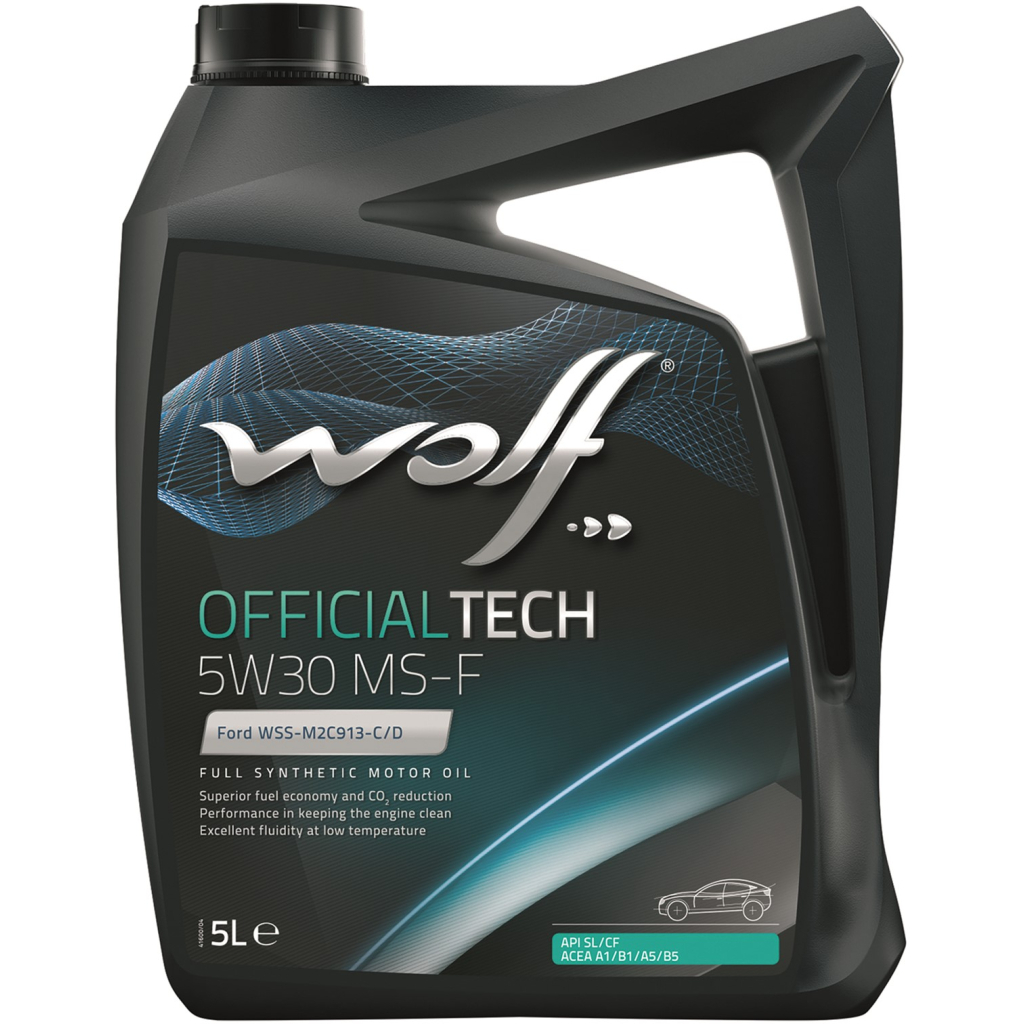 Моторна олива Wolf OFFICIALTECH 5W30 MS-F 5л (8308819) - зображення 1