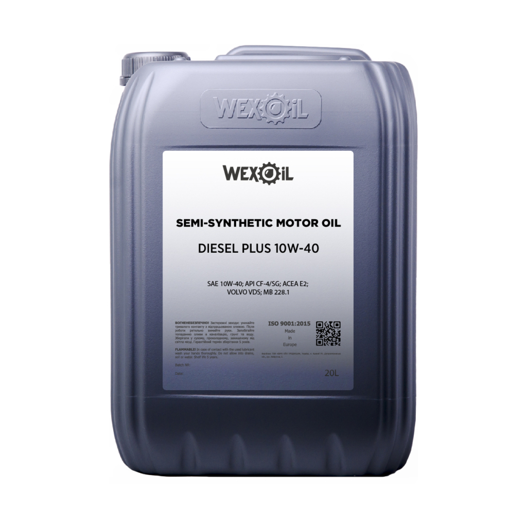 Моторна олива WEXOIL Diesel Plus 10w40 20л (WEXOIL_62725) - зображення 1