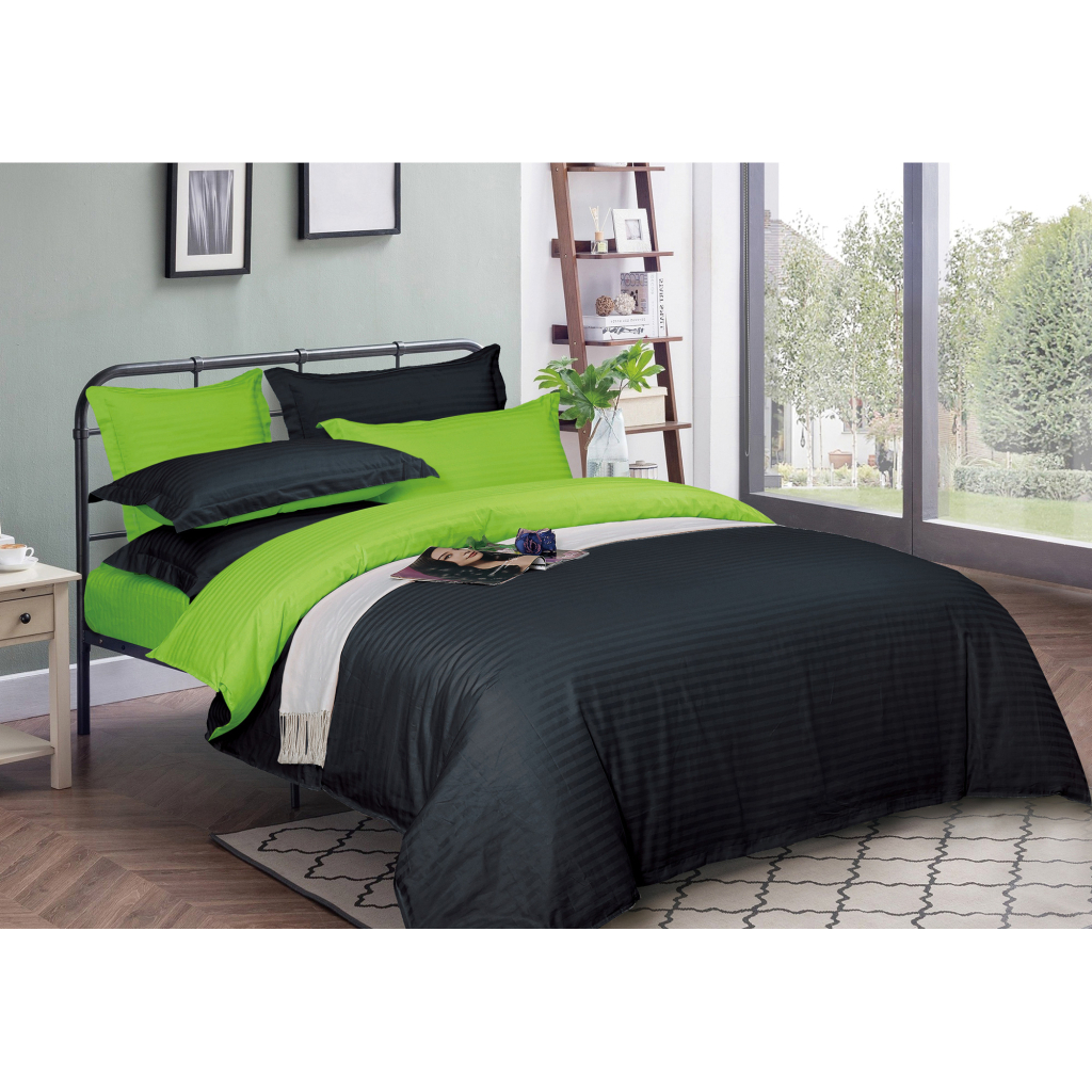 Підковдра MirSon Satin Stripe 30-0021 + 30-0016 Ballat 143х210 см (2200005267011) - зображення 1