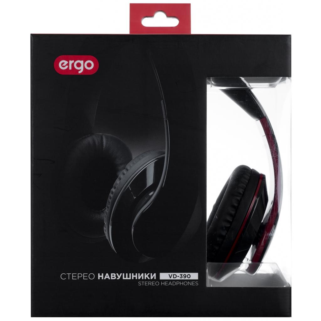 Навушники Ergo VD-390 Red - зображення 5