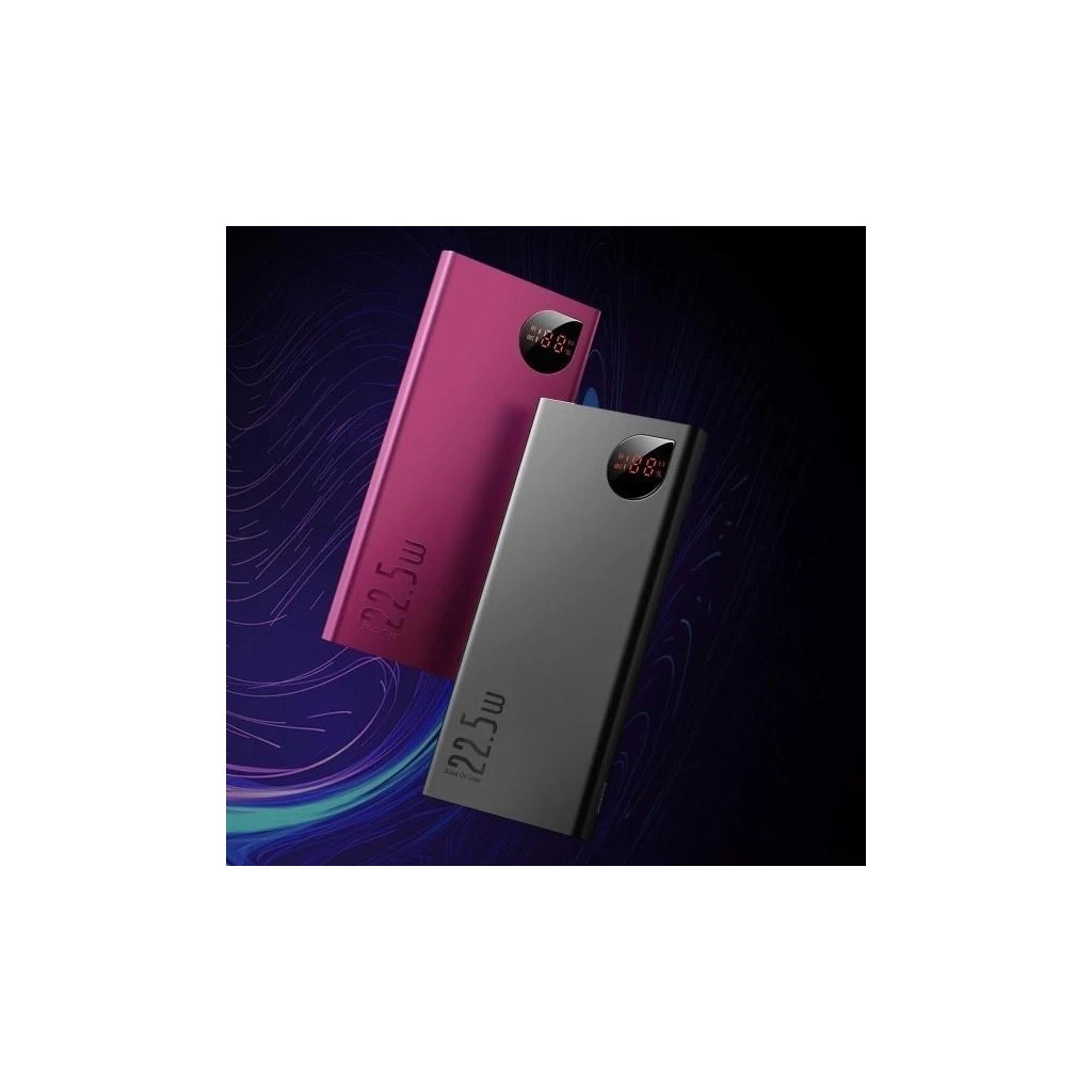 Батарея універсальна Baseus Adaman Metal Digital Display Quick Charge 20000mAh 22.5W (PPAD070101) - зображення 8