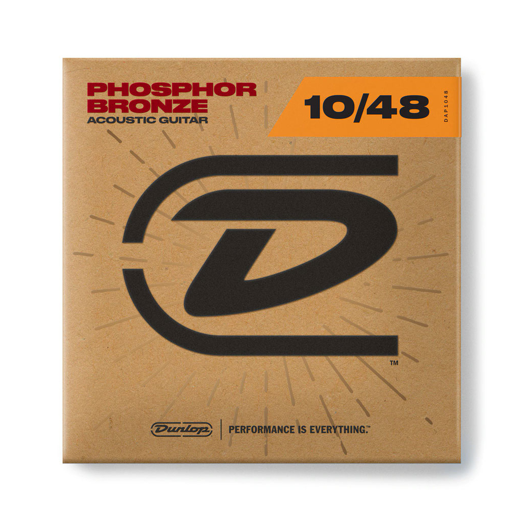 Струни для гітари Jim Dunlop Phosphor Bronze Acoustic Guitar Strings (10-48) (DAP1048) - зображення 4