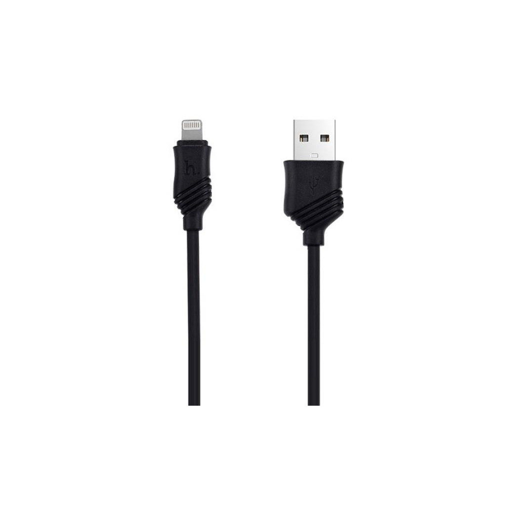 Зарядний пристрій Hoco C12 2*USB, 2.4A, Black + USB Cable iPhone 6 (65597) - зображення 5