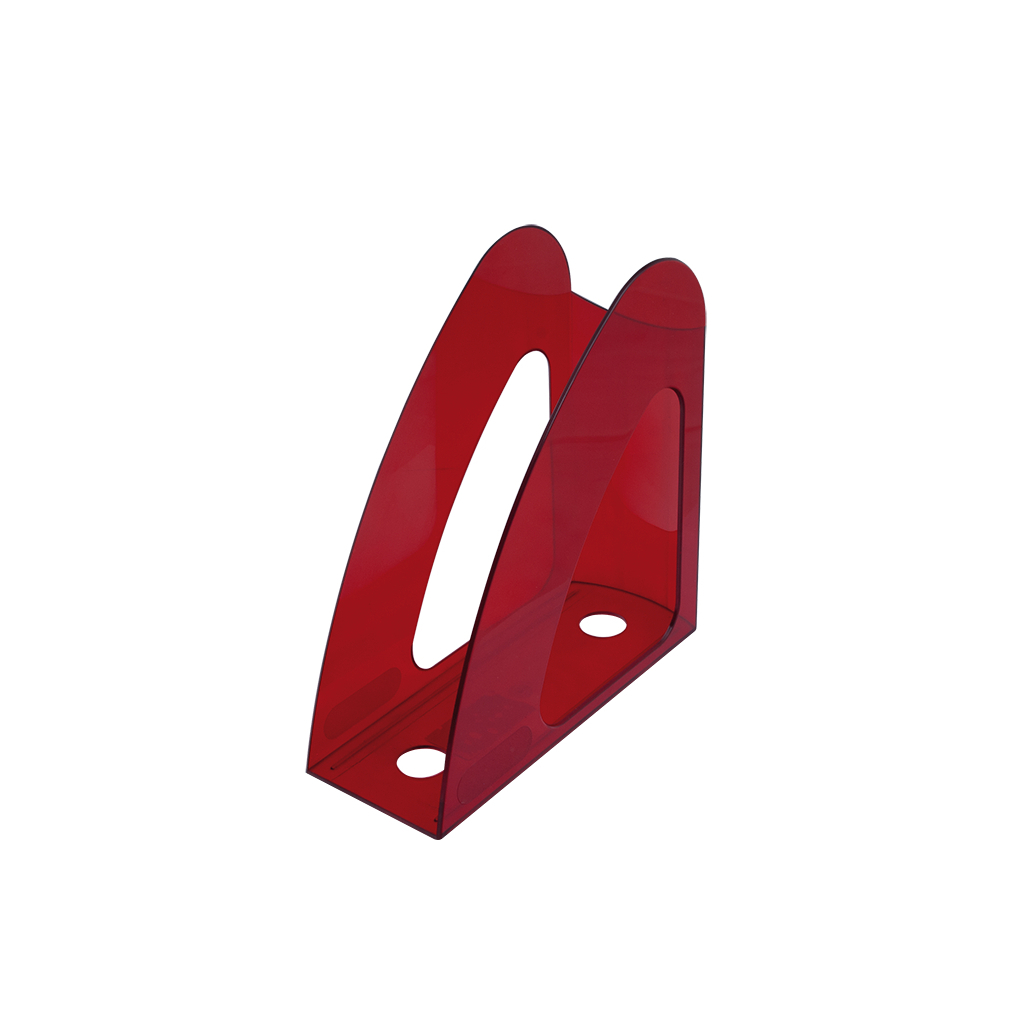 Лоток для паперів Арника вертикальний ВЕСЕЛКА, червоний (80614) - зображення 1