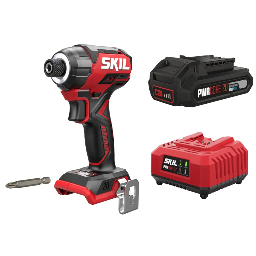 Гайковерт Skil акумуляторний безщітковий ударний 3225 CA Compact , 2.5Ah (SD1E3225CA+BC1E3110AA) - изображение 1