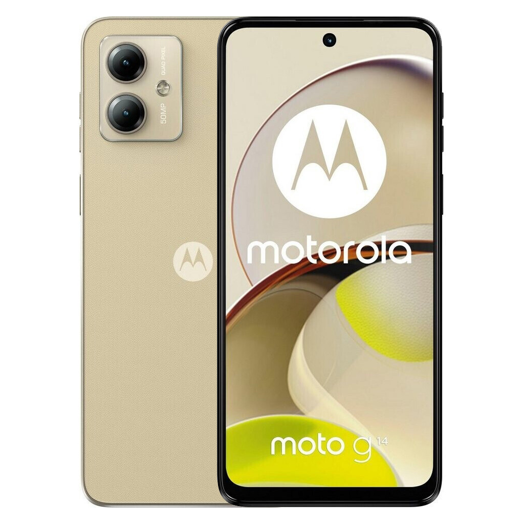 Мобільний телефон Motorola G14 4/128GB Butter Cream (PAYF0028RS) - зображення 1