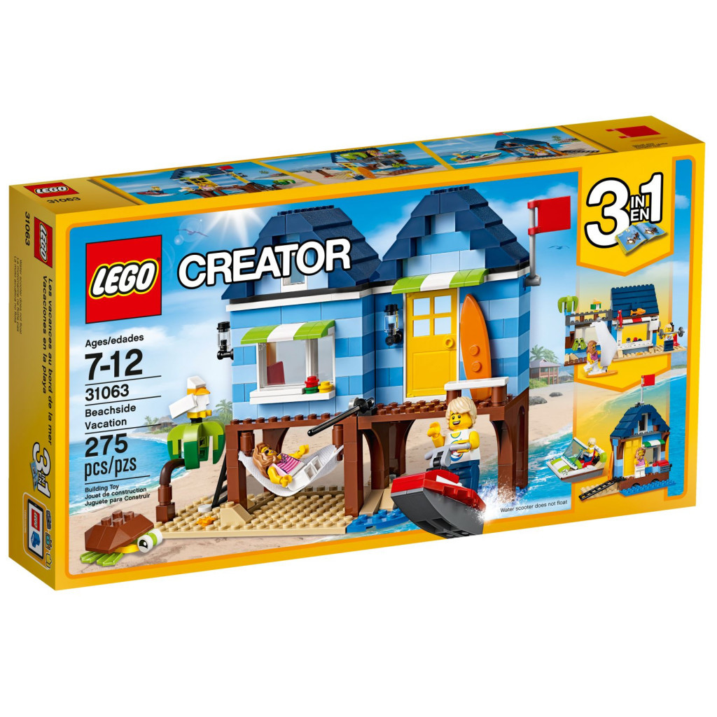 Конструктор LEGO Creator Відпустка біля моря (31063) - зображення 1
