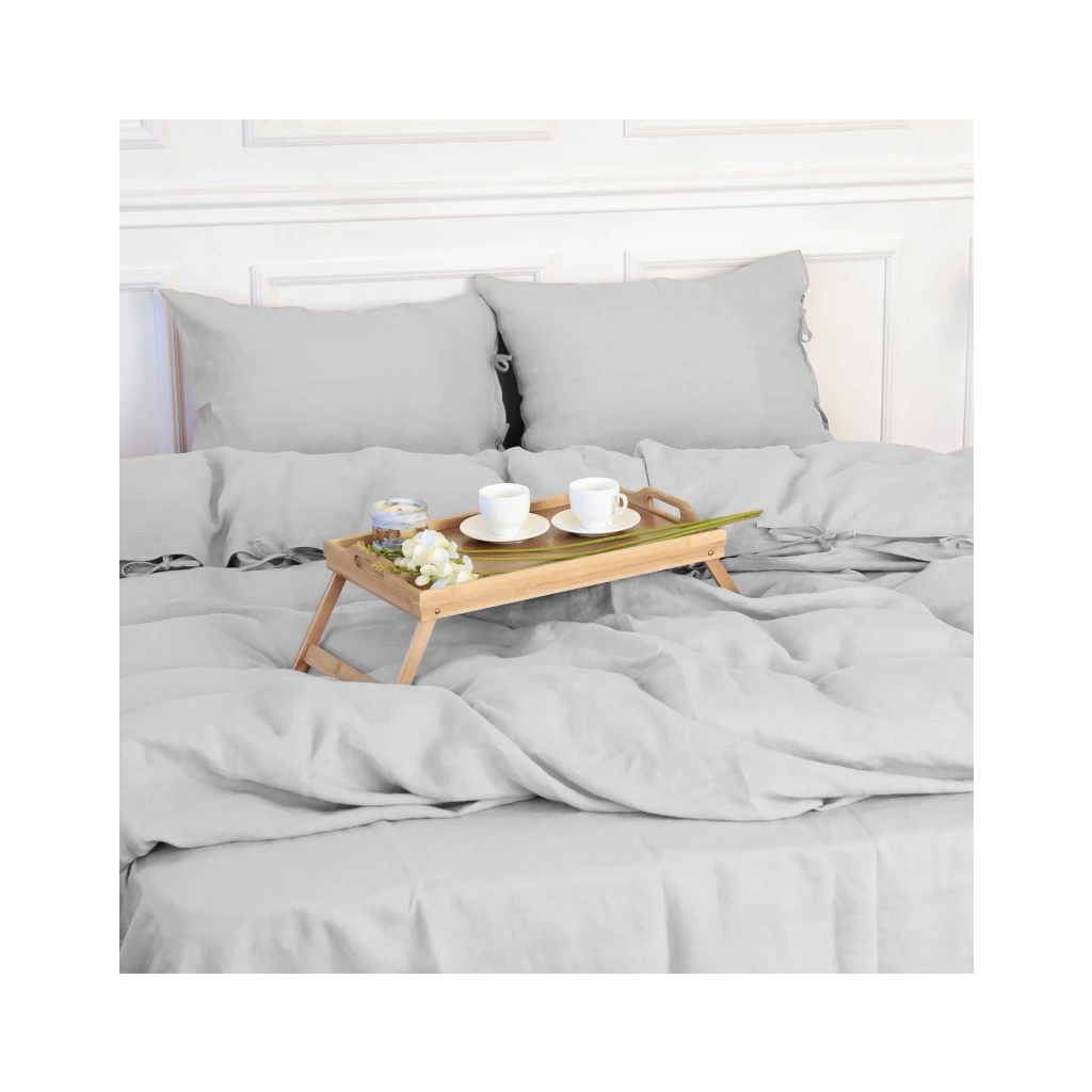 Постільна білизна MirSon Льон Natural Linen Beatrice 160x220х2 (2200008247805) - изображение 3