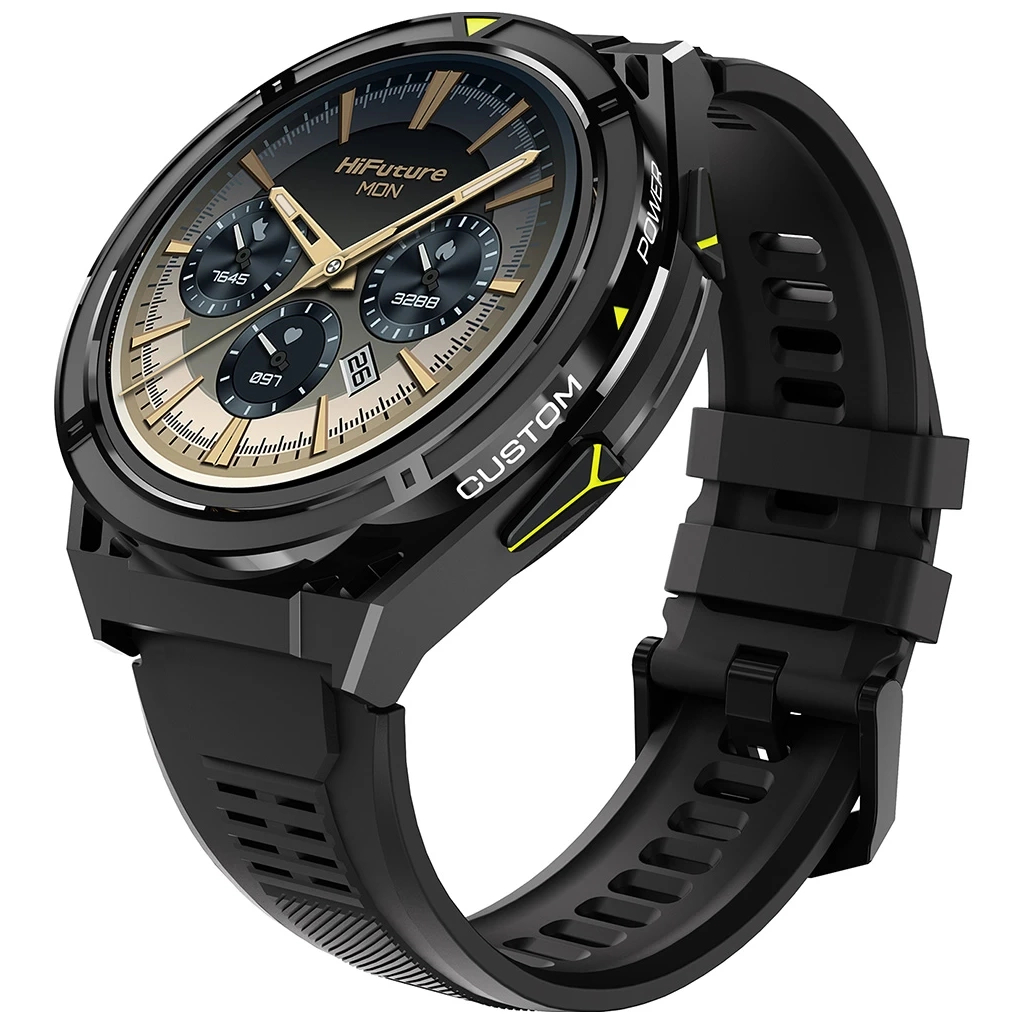 Смарт-годинник HiFuture active black-yellow (active.black-yellow) - зображення 2