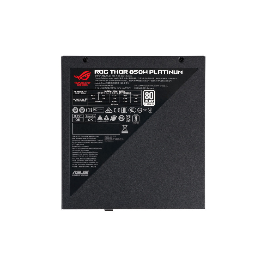 Блок живлення ASUS 850W ROG-THOR-850P2-GAMING (90YE00L2-B0NA00) - изображение 11