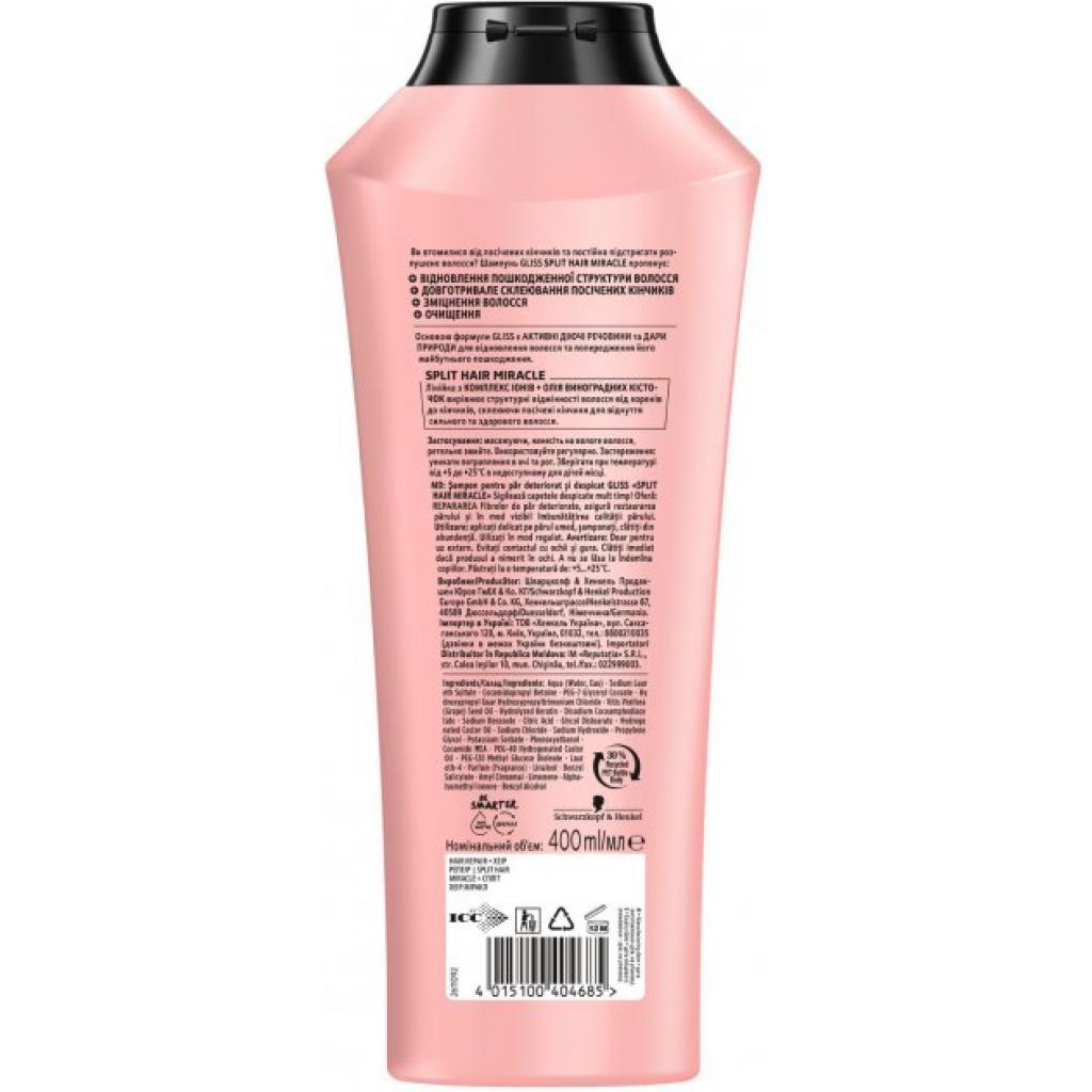 Шампунь Gliss Split Hair Miracle для пошкодженого волосся 250 мл (4015100404647) - зображення 2