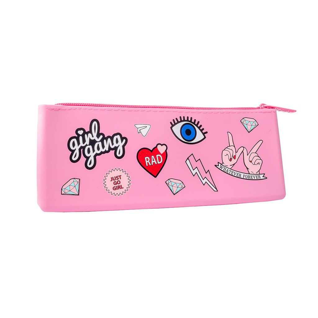 Пенал Yes Glamor силiконовий рож. (532979) - зображення 2