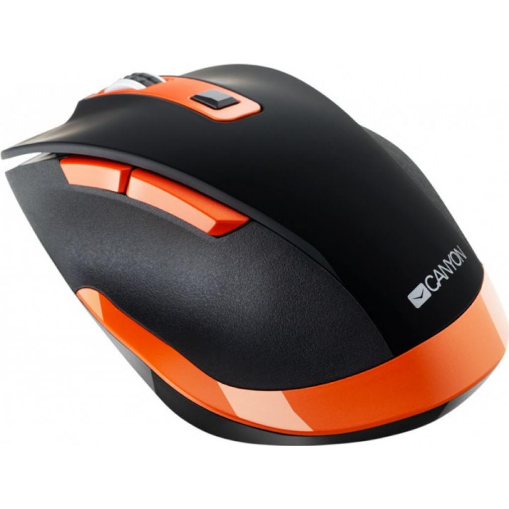 Мишка Canyon CNS-CMSW14BO Wireless Black-Orange - зображення 3