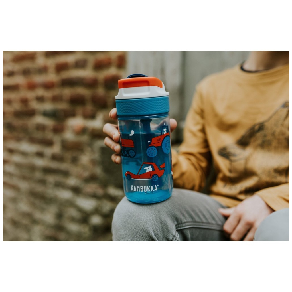 Пляшка для води Kambukka Lagoon 400 мл Road Dogs синя (11-04044) - зображення 5