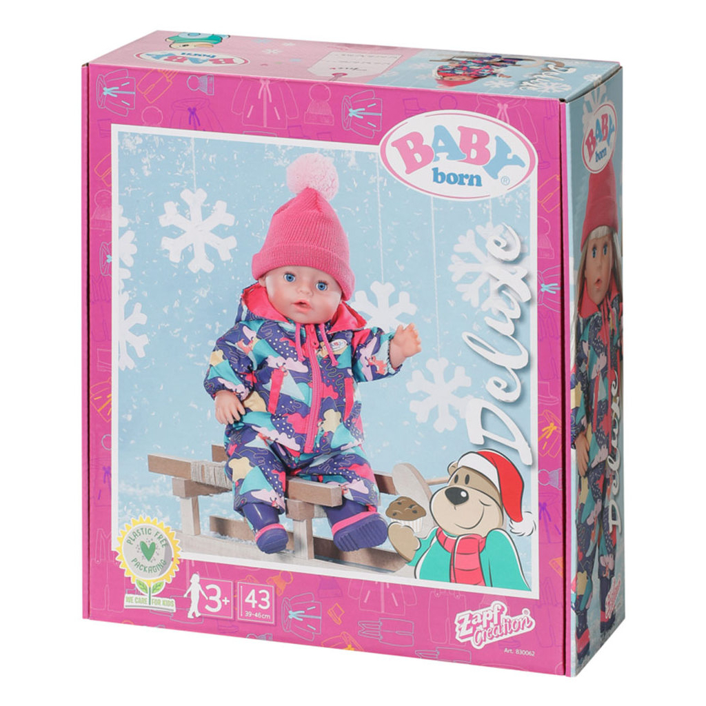 Аксесуар до ляльки Zapf Набір одягу для ляльки BABY born серії City Deluxe - Сніжна (830062) - зображення 2