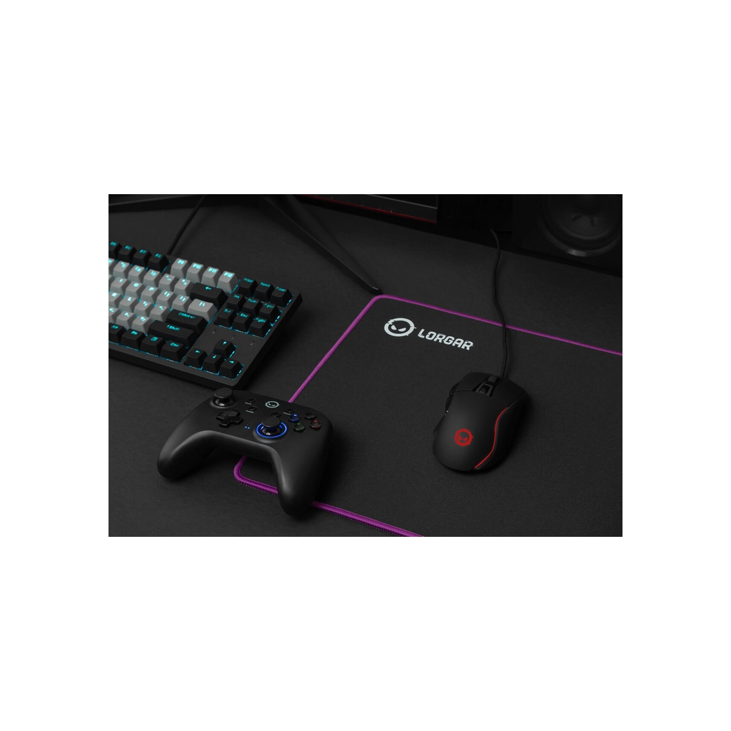 Килимок для мишки Lorgar Main 315 Black/Purple (LRG-GMP315) - изображение 12