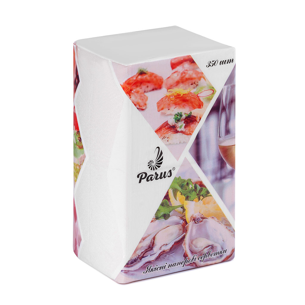 Серветки столові Parus 1 шар 350 шт. (4820044170097) - изображение 1